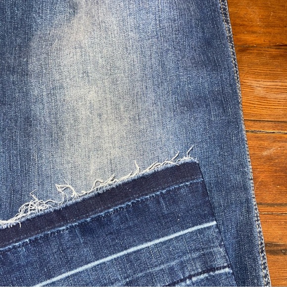 Flamingals flare Stylish Blue Denim Jeans large - Picture 3 of 6